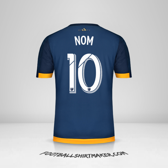 Maillot LA Galaxy 2015/2016 Extérieur -  nom - 10