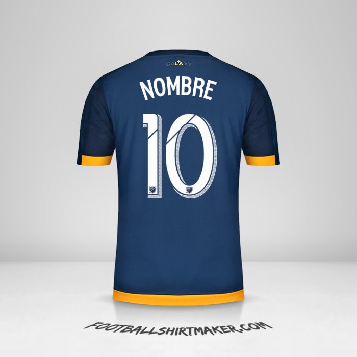 Camiseta LA Galaxy 2015/2016 Visita -  nombre - 10