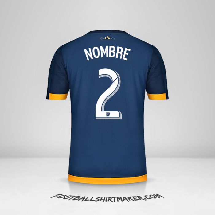 Jersey LA Galaxy 2015/2016 Visita -  nombre - 2