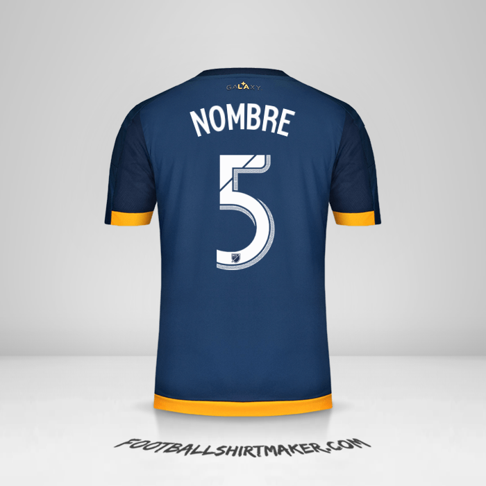 Jersey LA Galaxy 2015/2016 Visita -  nombre - 5
