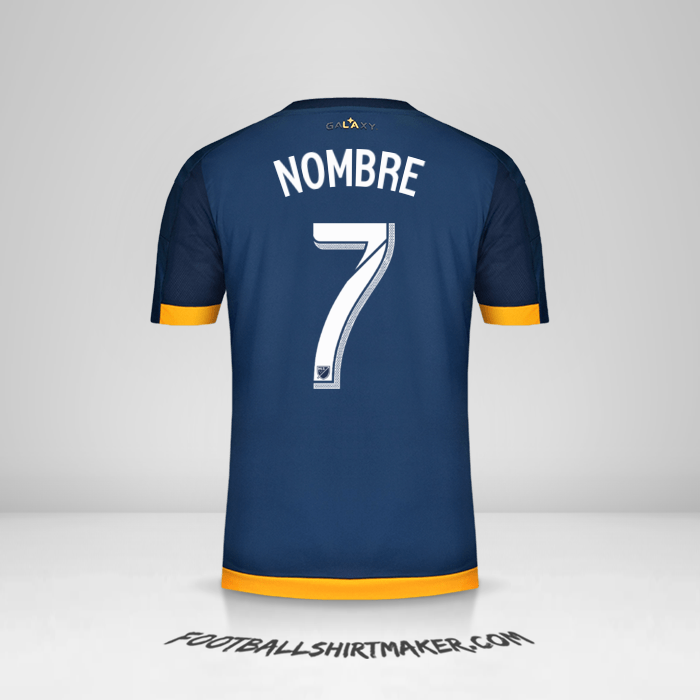 Jersey LA Galaxy 2015/2016 Visita -  nombre - 7