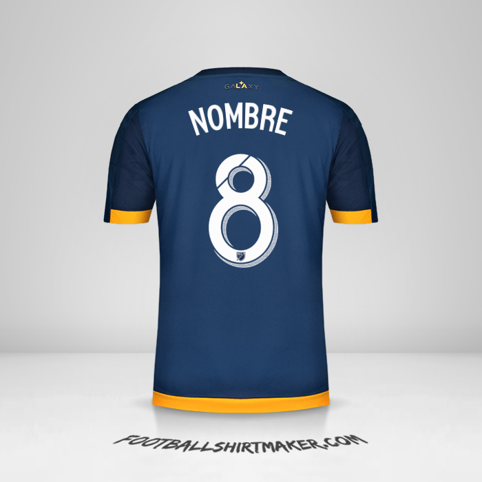 Camiseta LA Galaxy 2015/2016 Visita -  nombre - 8