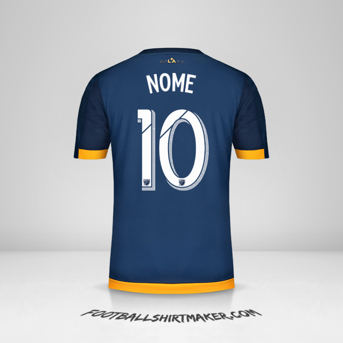 Maglia LA Galaxy 2015/2016 Seconda -  nome - 10