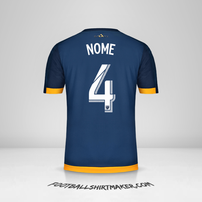 Camisola LA Galaxy 2015/2016 Alternativa -  nome - 4