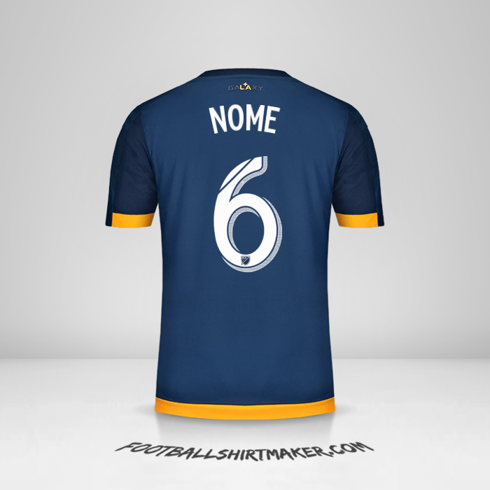 Camisa LA Galaxy 2015/2016 Alternativa -  nome - 6