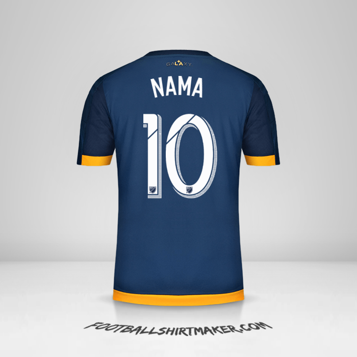 Jersey LA Galaxy 2015/2016 Alternatif -  nama - 10