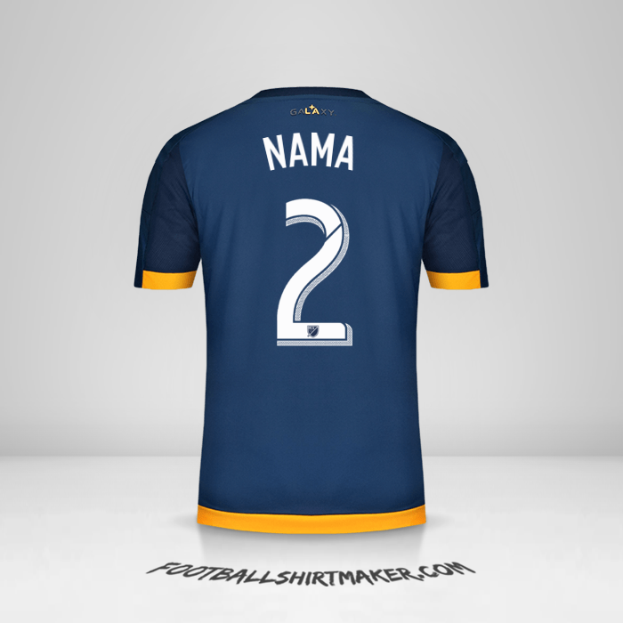 Jersey LA Galaxy 2015/2016 Alternatif -  nama - 2