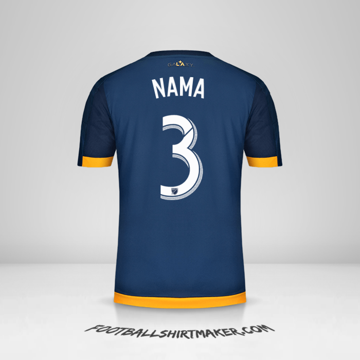 Jersey LA Galaxy 2015/2016 Alternatif -  nama - 3