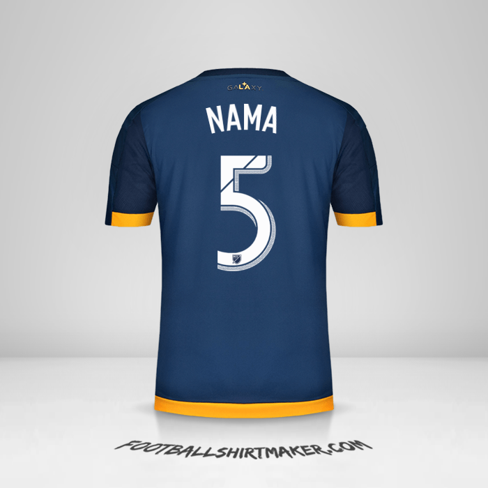 Jersey LA Galaxy 2015/2016 Alternatif -  nama - 5