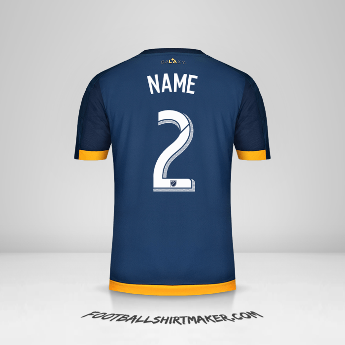 Shirt LA Galaxy 2015/2016 Away -  name - 2