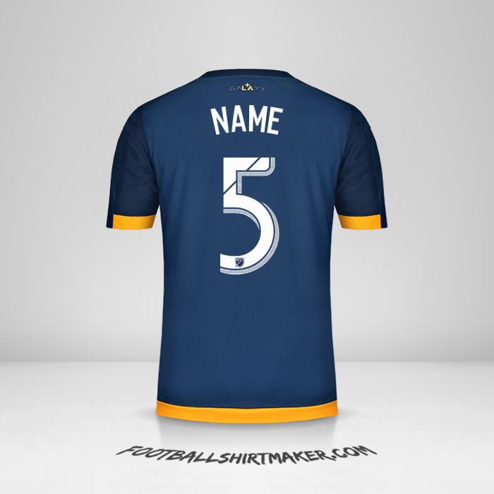 Trikot LA Galaxy 2015/2016 Auswärts -  name - 5
