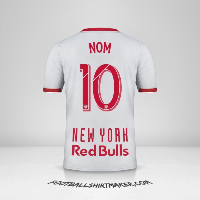 Maillot New York Red Bulls 2019 Extérieur -  nom - 10