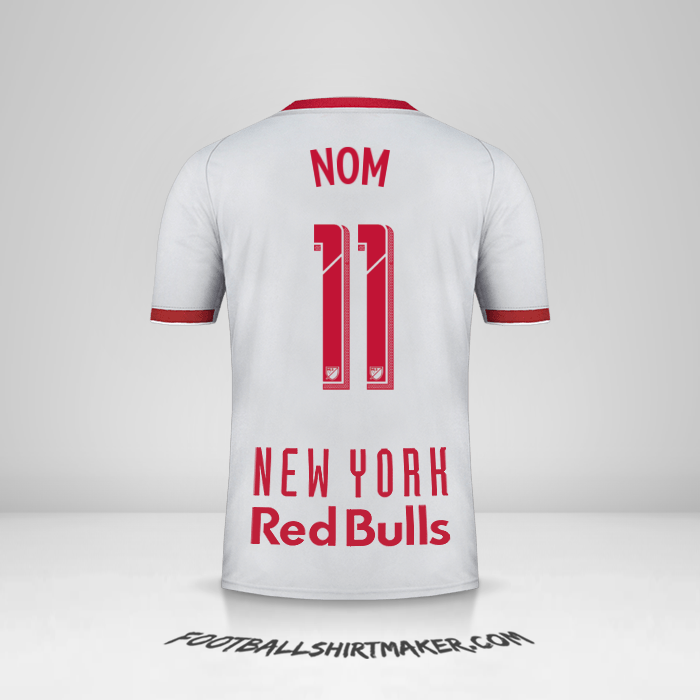 Maillot New York Red Bulls 2019 Extérieur -  nom - 11