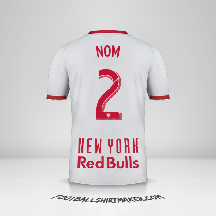 Maillot New York Red Bulls 2019 Extérieur -  nom - 2
