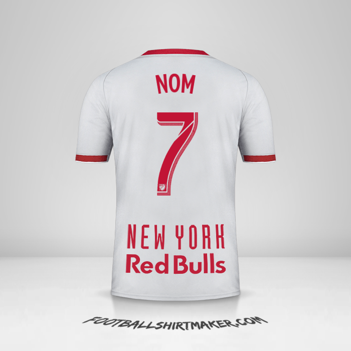 Maillot New York Red Bulls 2019 Extérieur -  nom - 7