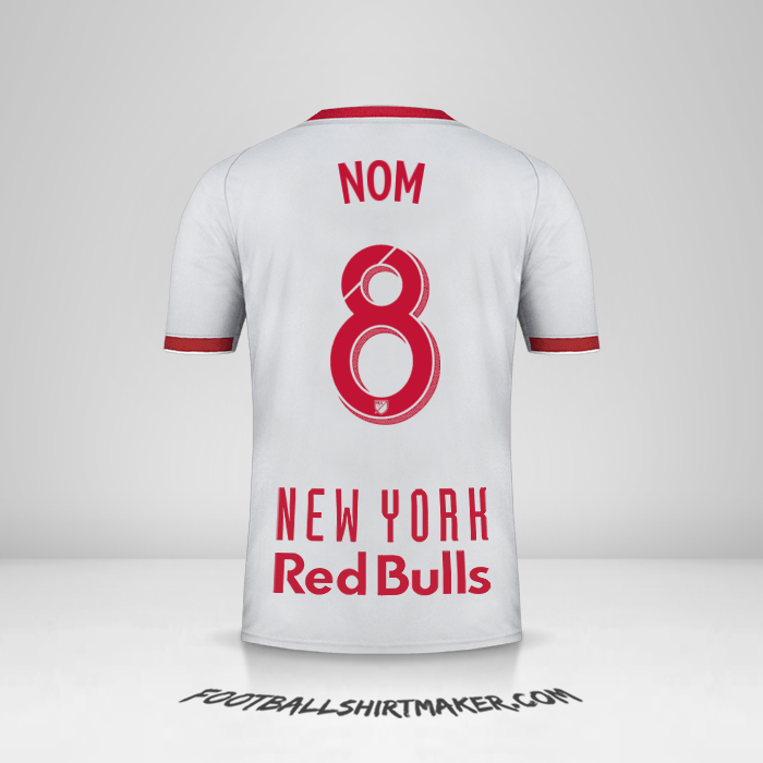Maillot New York Red Bulls 2019 Extérieur -  nom - 8