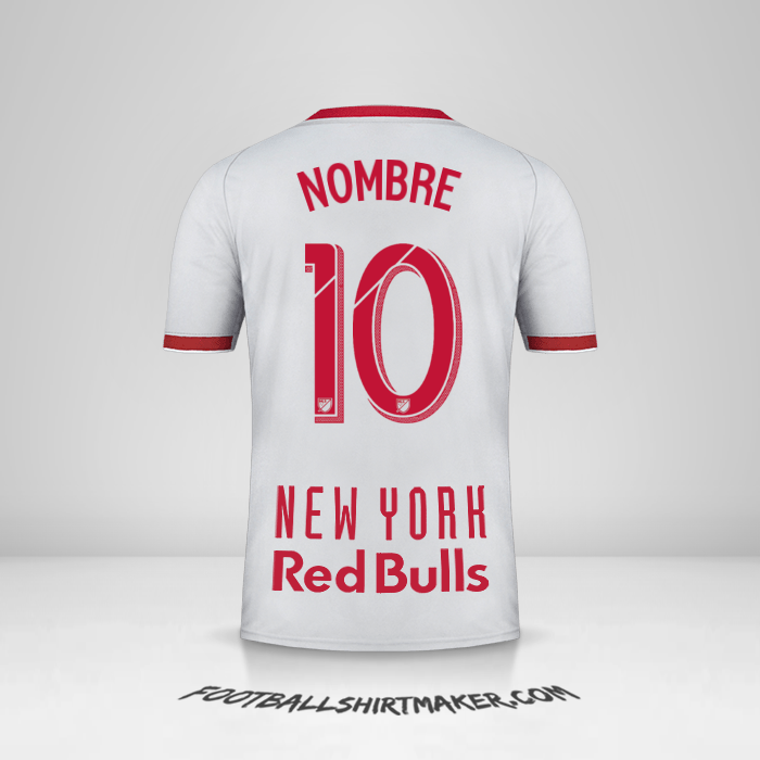 Jersey New York Red Bulls 2019 Visita -  nombre - 10