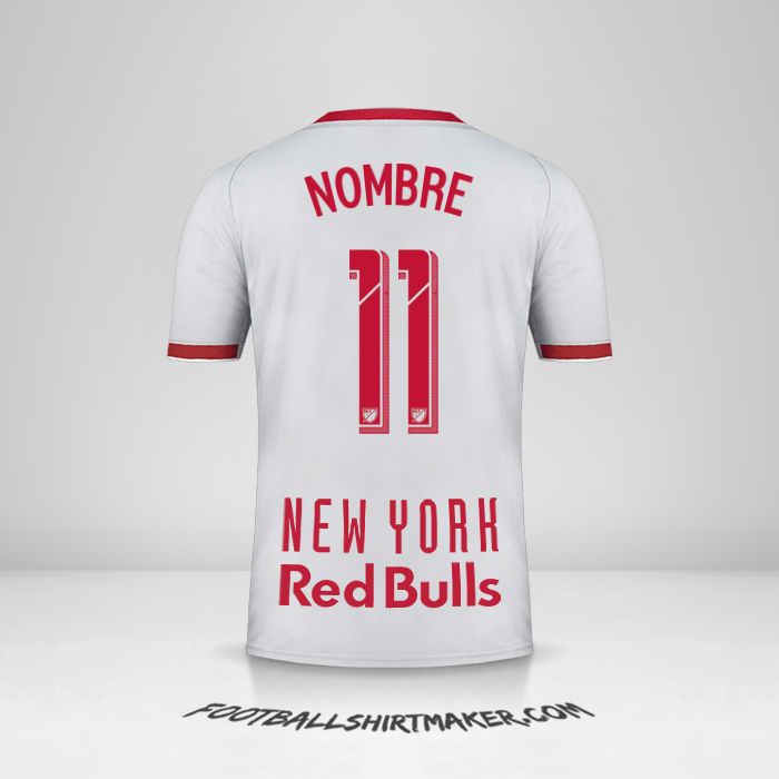 Camiseta New York Red Bulls 2019 Visita -  nombre - 11