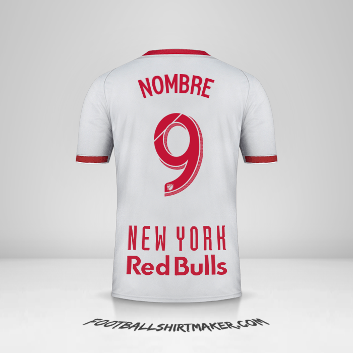 Jersey New York Red Bulls 2019 Visita -  nombre - 9