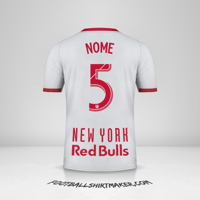 Camisola New York Red Bulls 2019 Alternativa -  nome - 5