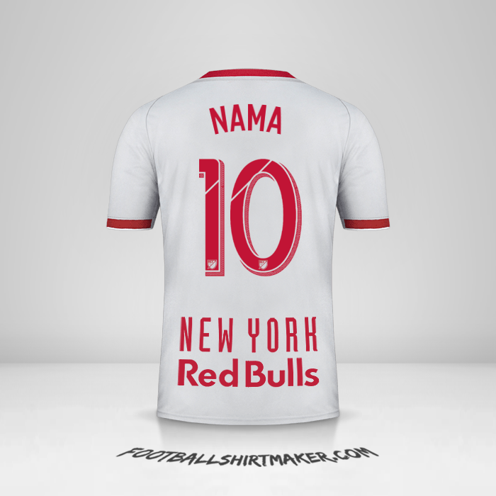 Jersey New York Red Bulls 2019 Alternatif -  nama - 10