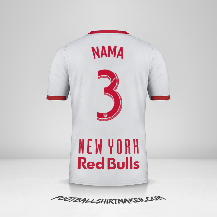 Jersey New York Red Bulls 2019 Alternatif -  nama - 3