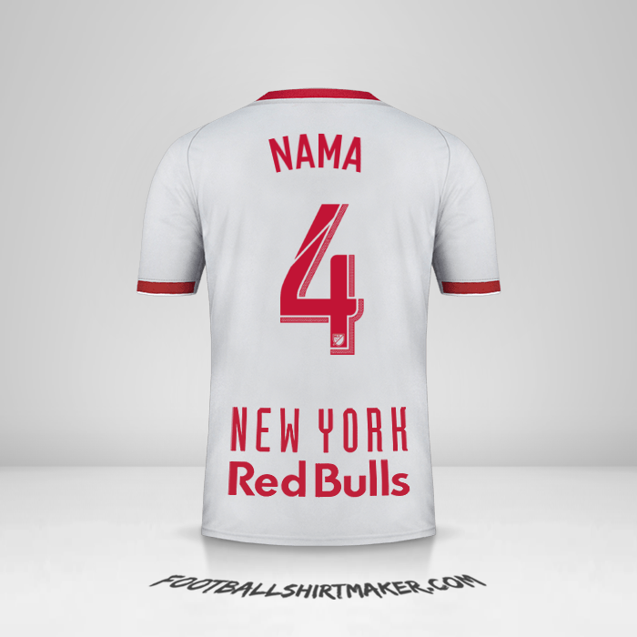 Jersey New York Red Bulls 2019 Alternatif -  nama - 4