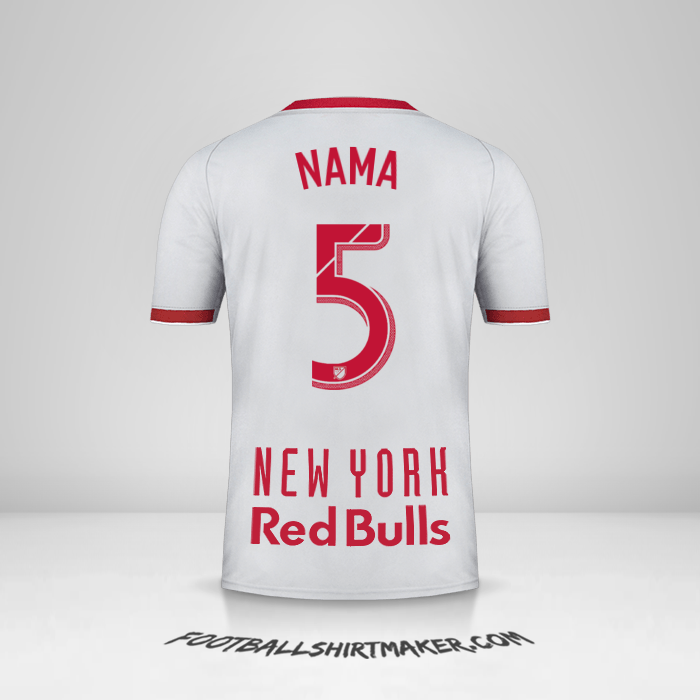 Jersey New York Red Bulls 2019 Alternatif -  nama - 5