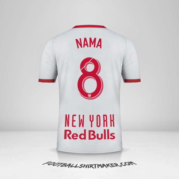 Jersey New York Red Bulls 2019 Alternatif -  nama - 8