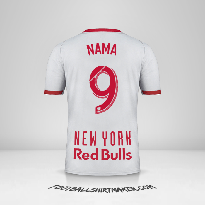 Jersey New York Red Bulls 2019 Alternatif -  nama - 9
