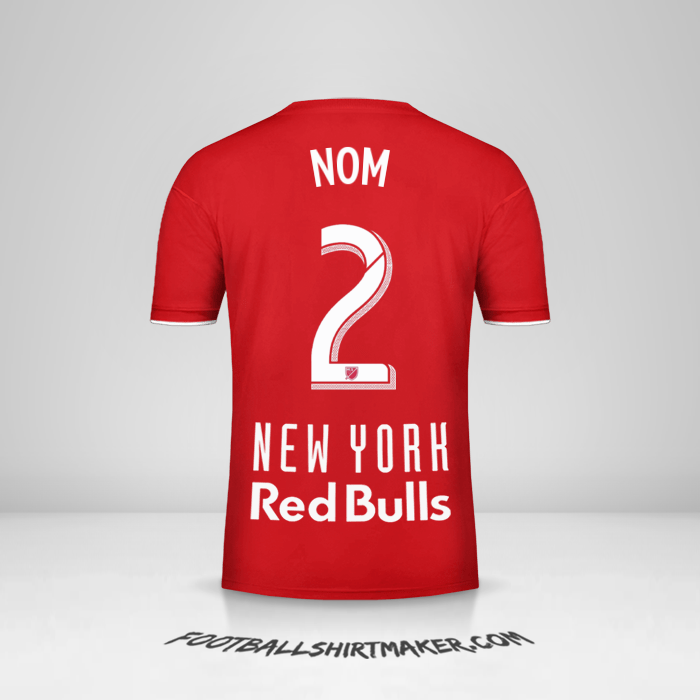 Maillot New York Red Bulls 2019 -  nom - 2