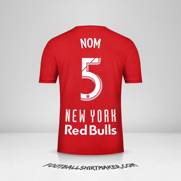 Maillot New York Red Bulls 2019 -  nom - 5