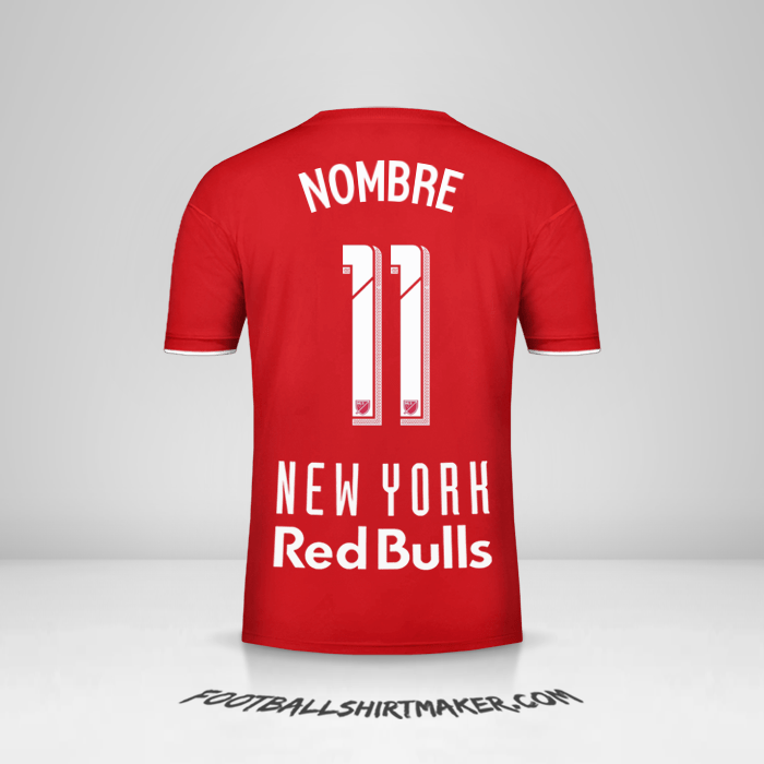 Jersey New York Red Bulls 2019 -  nombre - 11