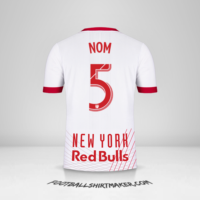 Maillot New York Red Bulls 2017/18 -  nom - 5