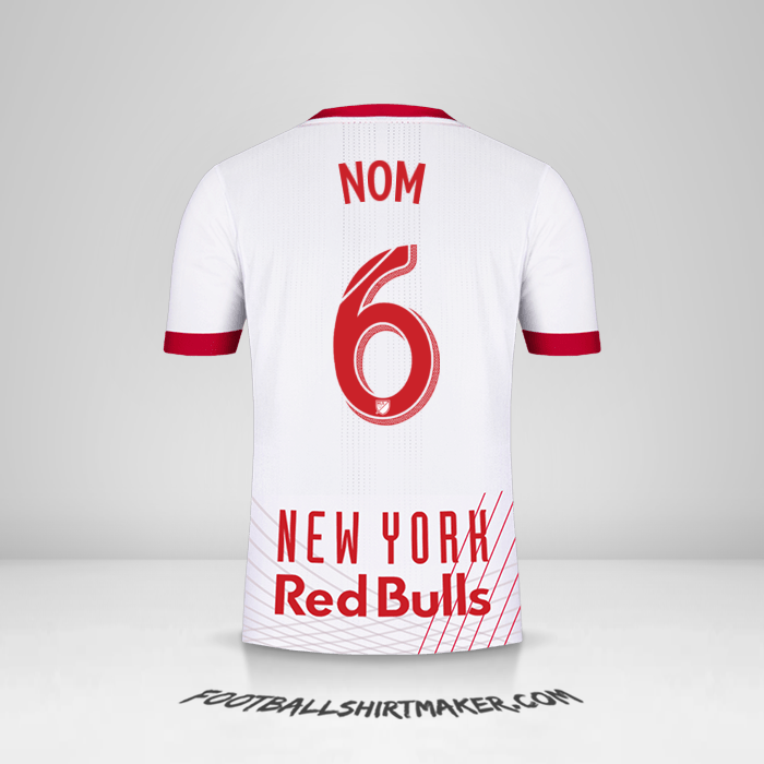 Maillot New York Red Bulls 2017/18 -  nom - 6