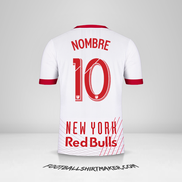 Jersey New York Red Bulls 2017/18 -  nombre - 10