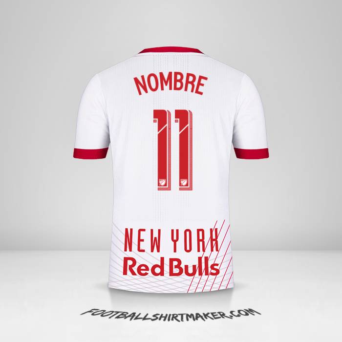 Jersey New York Red Bulls 2017/18 -  nombre - 11