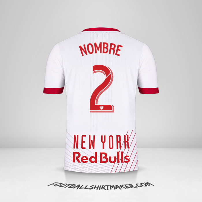 Camiseta New York Red Bulls 2017/18 -  nombre - 2