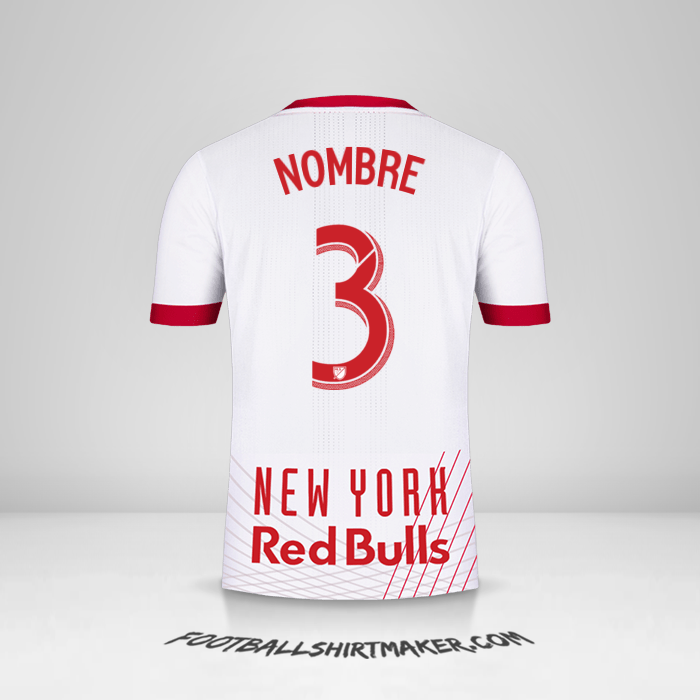 Jersey New York Red Bulls 2017/18 -  nombre - 3