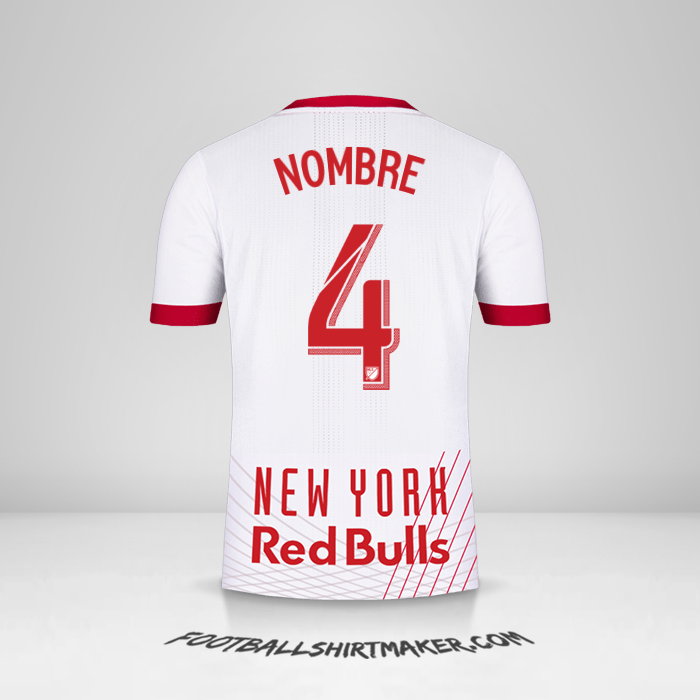Jersey New York Red Bulls 2017/18 -  nombre - 4