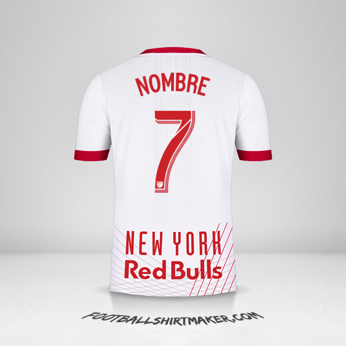 Camiseta New York Red Bulls 2017/18 -  nombre - 7