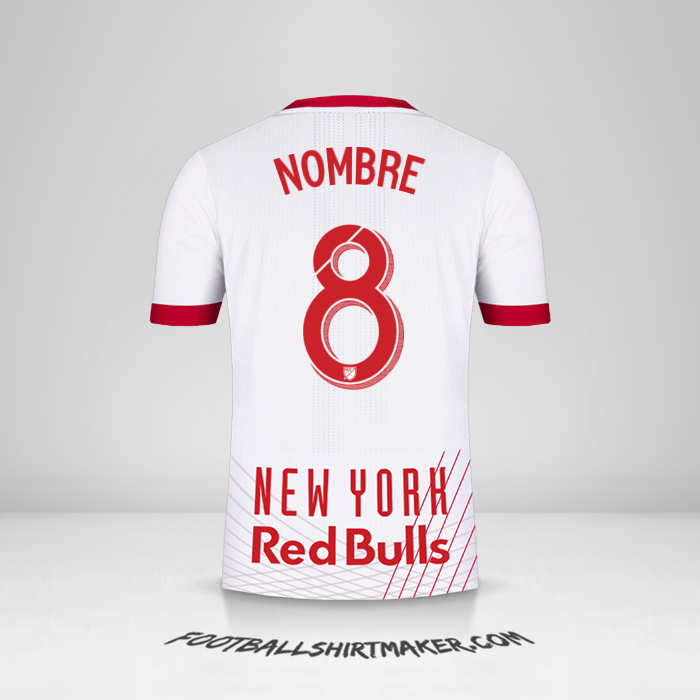 Jersey New York Red Bulls 2017/18 -  nombre - 8
