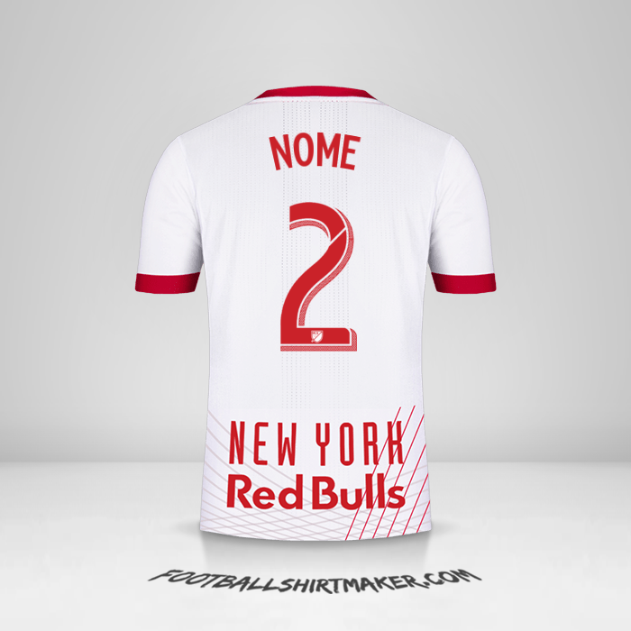 Camisa New York Red Bulls 2017/18 -  nome - 2