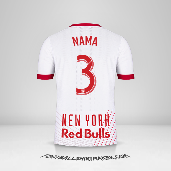 Jersey New York Red Bulls 2017/18 -  nama - 3