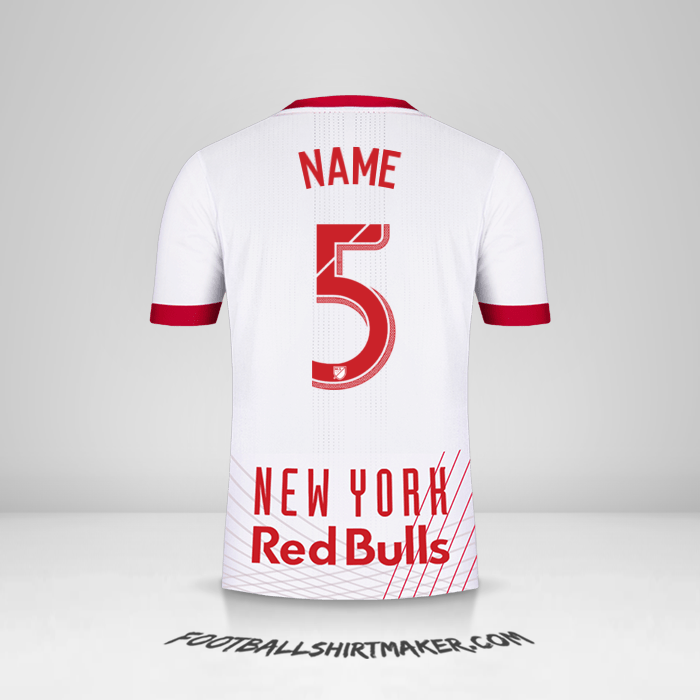 Trikot New York Red Bulls 2017/18 -  name - 5