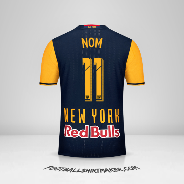 Maillot New York Red Bulls 2016/17 Extérieur -  nom - 11