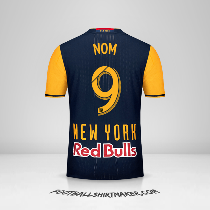 Maillot New York Red Bulls 2016/17 Extérieur -  nom - 9