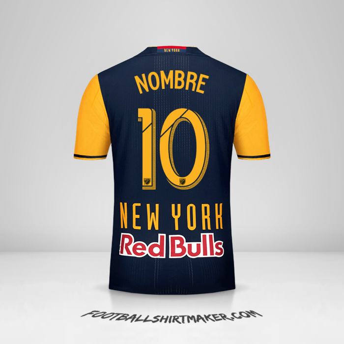 Jersey New York Red Bulls 2016/17 Visita -  nombre - 10