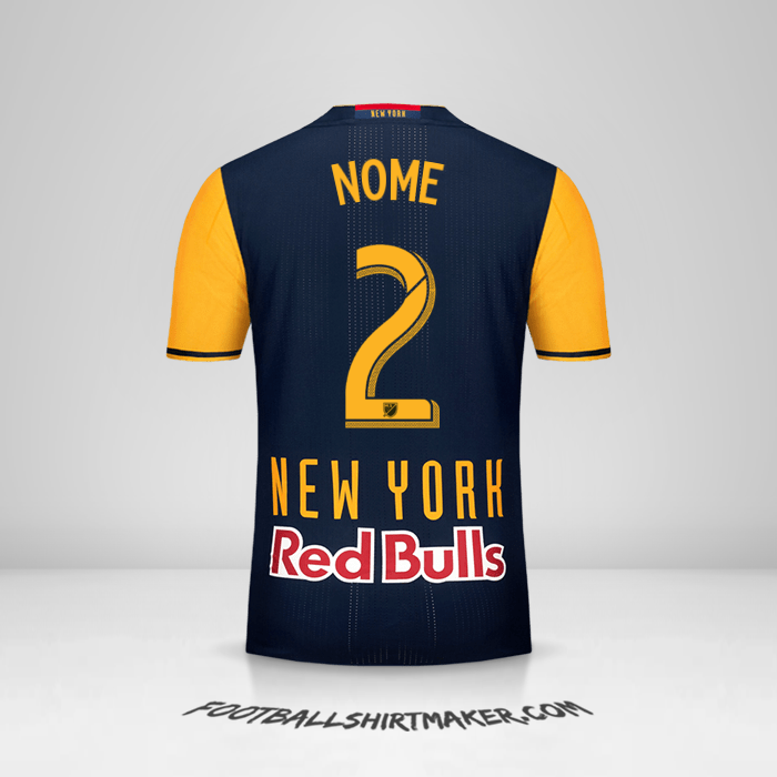 Camisa New York Red Bulls 2016/17 Alternativa -  nome - 2