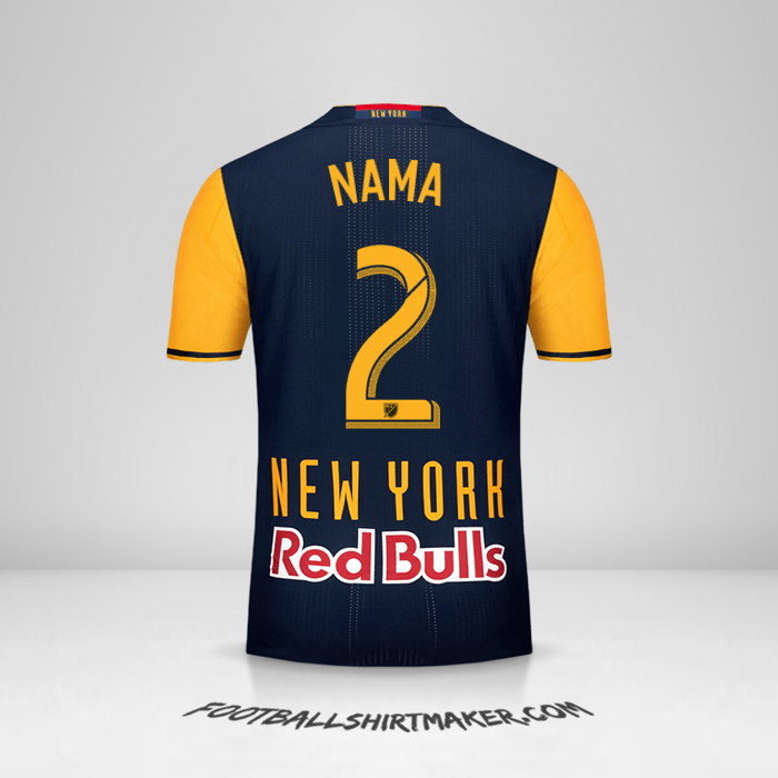 Jersey New York Red Bulls 2016/17 Alternatif -  nama - 2